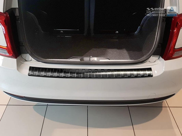 Avisa Schwarz Edelstahl Heckstossstangenschutz kompatibel mit Dacia Sandero III 2020-2022 & Facelift