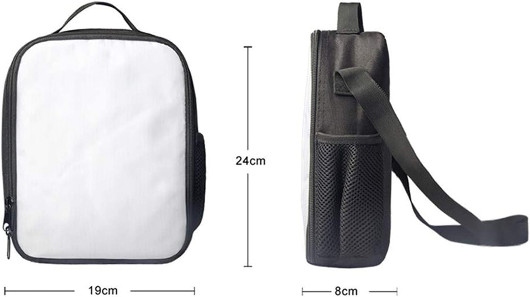 Kuiaobaty Schulrucksack-Set für Kinder, Schulranzen-Set, 4 Stück, Tagesrucksack mit Wasserflaschenbe