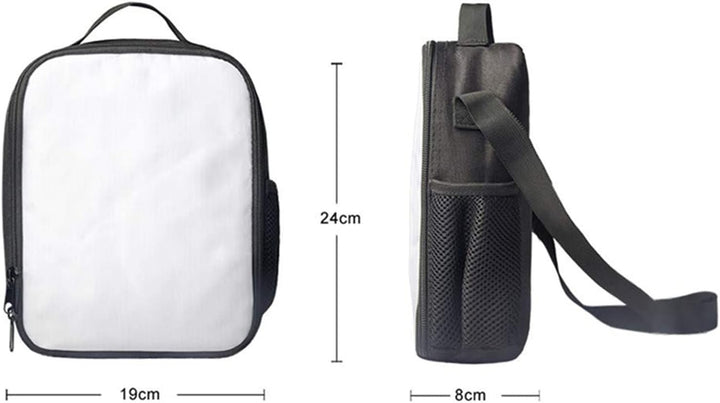 Kuiaobaty Schulrucksack-Set für Kinder, Schulranzen-Set, 4 Stück, Tagesrucksack mit Wasserflaschenbe