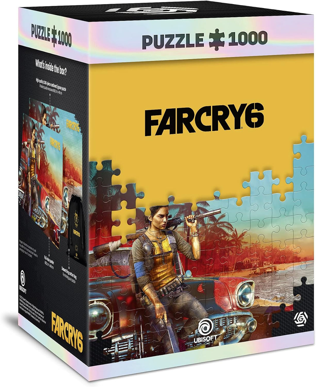 Far Cry 6: Dani | 1000 Teile Puzzle | inklusive Poster und Tasche | 68 x 48 | für Erwachsene und Kin