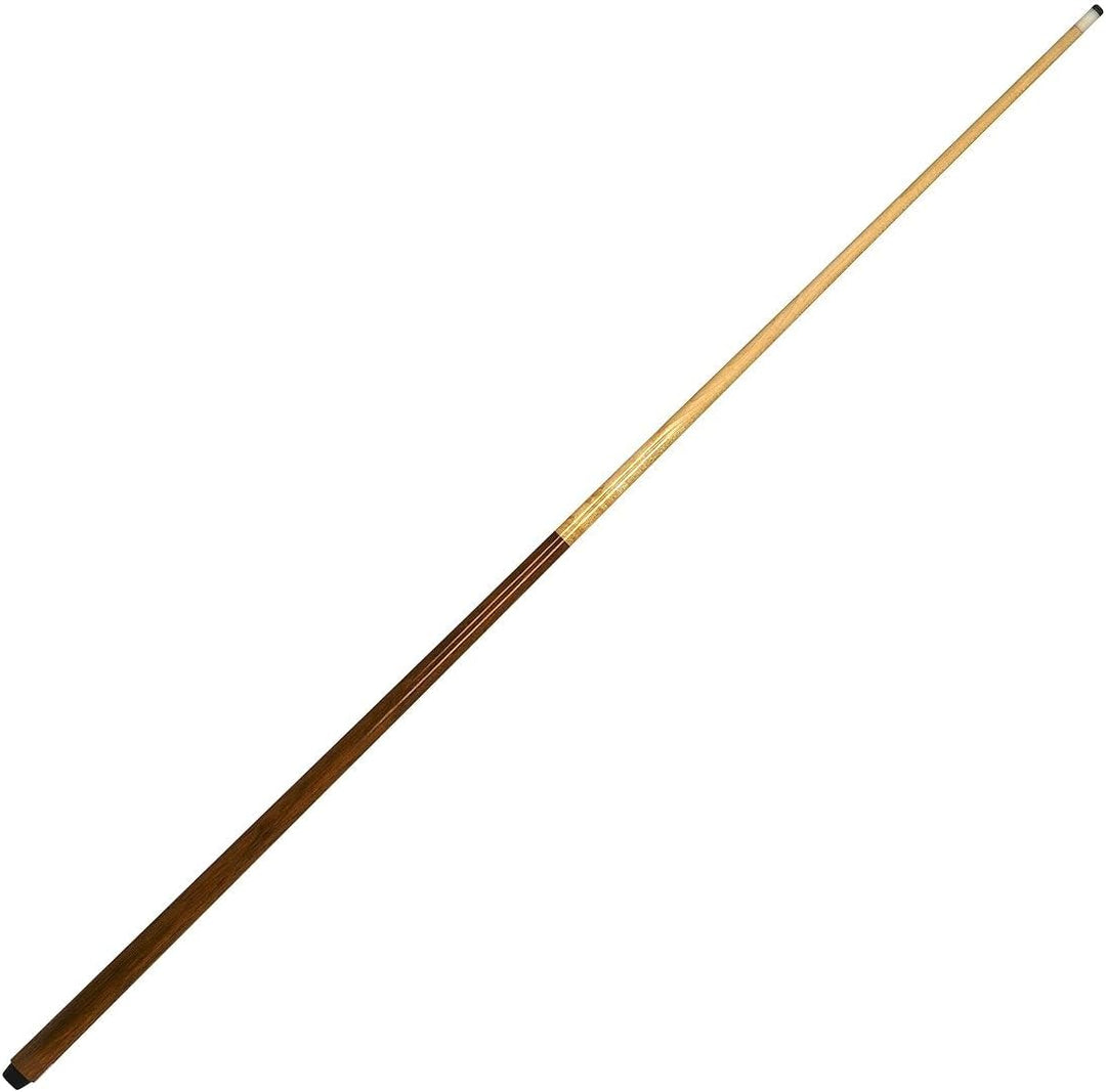 Bison Billard-Queue Ahorn 2-teilig | 140 cm Länge | Echtes Berg-Ahorn | Schraubspitze | 12mm Ferrule