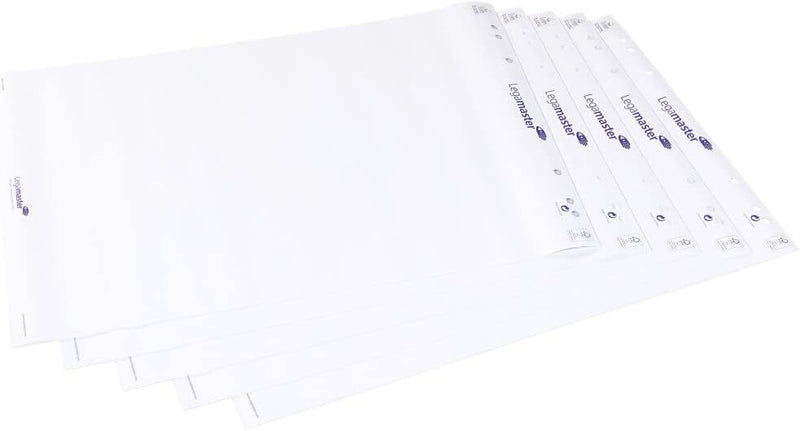 Legamaster 7-156000 Flipchart-Papier, 5 Blöcke mit je 20 Blatt, kariert, Kariert