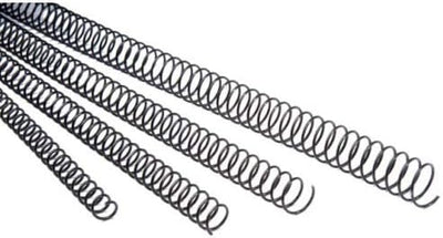 ESPIRALES METALICAS 16MM para ENCUADERNAR FELLOWES 5110601 - CAJA 100 UNIDADES - para MAQUINAS DE PA