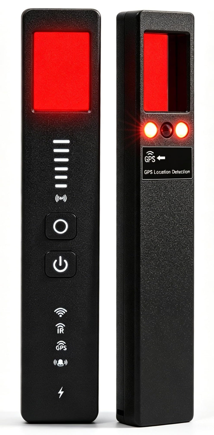 Versteckter Kamera- &amp; Wanzen-Detektor – GPS Tracker Finder mit 6 Empfindlichkeitsstufen – Anti-Spion