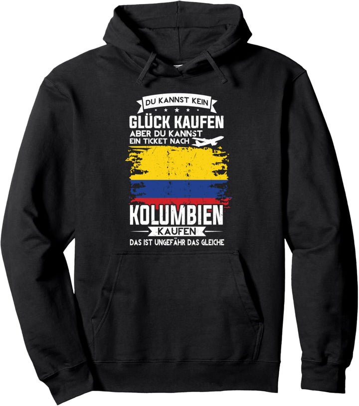 Kolumbien Reise Flagge Geschenk Pullover Hoodie