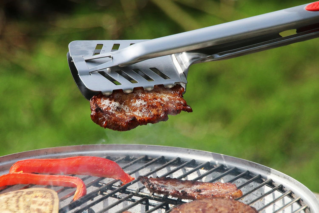 Der Stingray 7 in 1 BBQ Tool - Das beste Grillwender Grillbesteck Grillzange Lang Grillgabel Grillsp