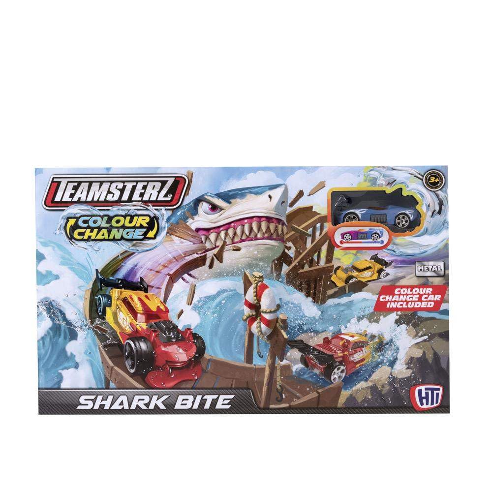 Grandi Giochi - Teamsterz Rennstrecke Shark Bite mit Farbwechselauto - GG00994