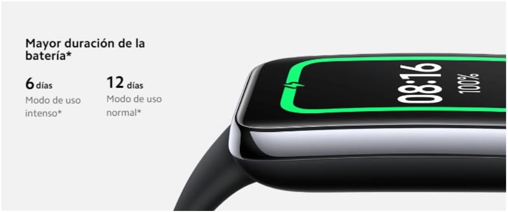 Xiaomi Mi Smart Band Fitness-Tracker & Aktivitäts-Tracker (AMOLED-Display, SpO2 Tracking, Schlafüber