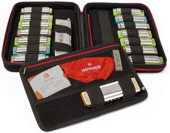 HOHNER Tasche, FlexCase, L, für 18 Mundharmonikas, L