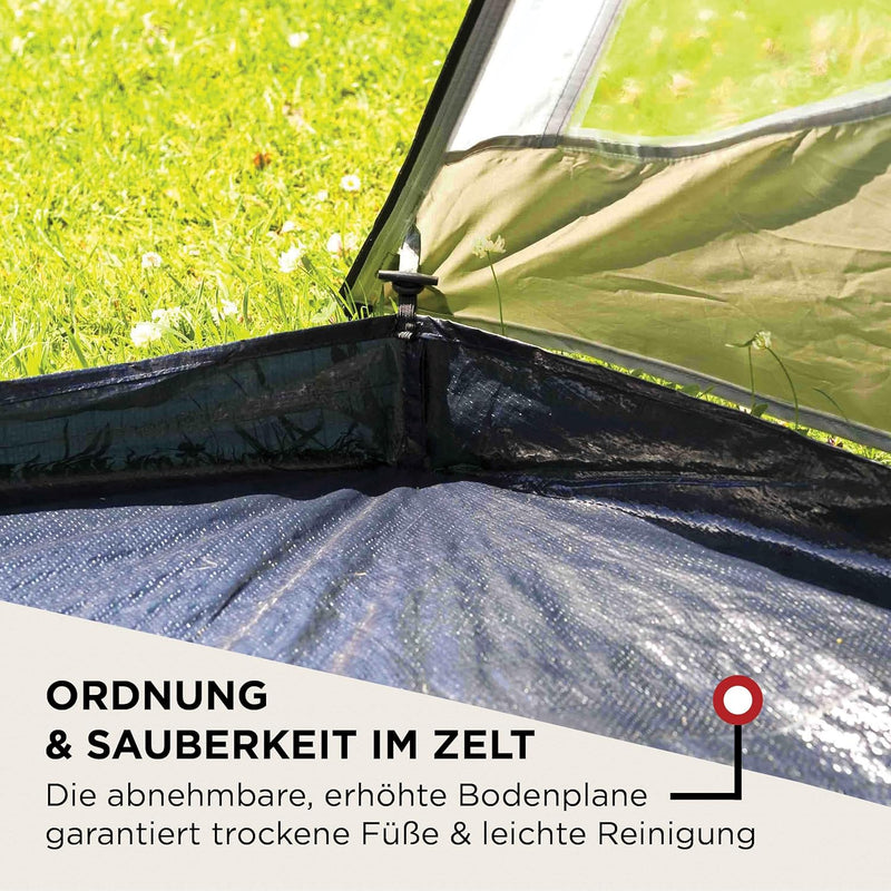 Coleman 205111 Zelt Coastline 3 Personen mit Wohnbereich, Grün