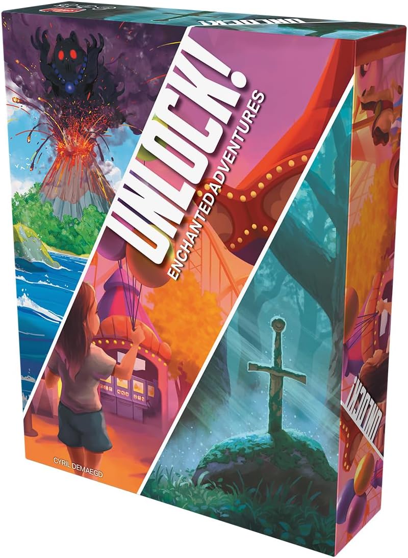 Asmodee, Unlock! Enchanted Adventures, Space Cowboys, Familienspiel, 1-6 Spieler, 10+ Jahre, 60-75 M