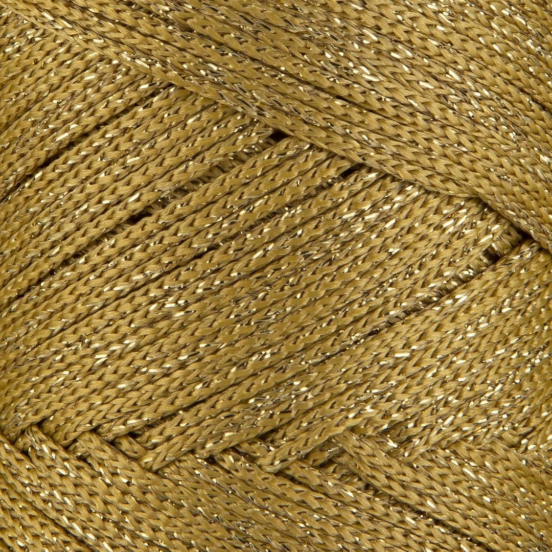 2 Garnstrange Sensy Premium 2 mm 230 Meter Glitzer Polyester-Seil, 90% Polypropylen, 10% Polyestersc