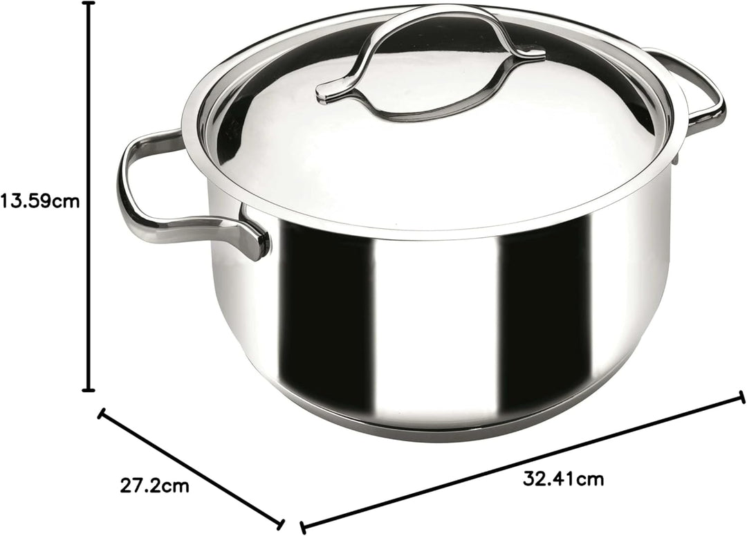 LACOR 32024 Bratentopf mit Deckel 24 cm Basic