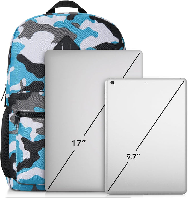 YAMTION 17,3 Zoll Schulrucksack Jungen Teenager Rucksack Laptop Herren,Schulranzen Schultasche für U