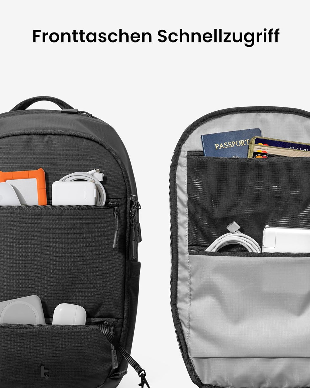 tomtoc Laptop Rucksack 32L, Business Rucksack Herren Damen mit Laptopfach für 15,6-16 Zoll Notebook,
