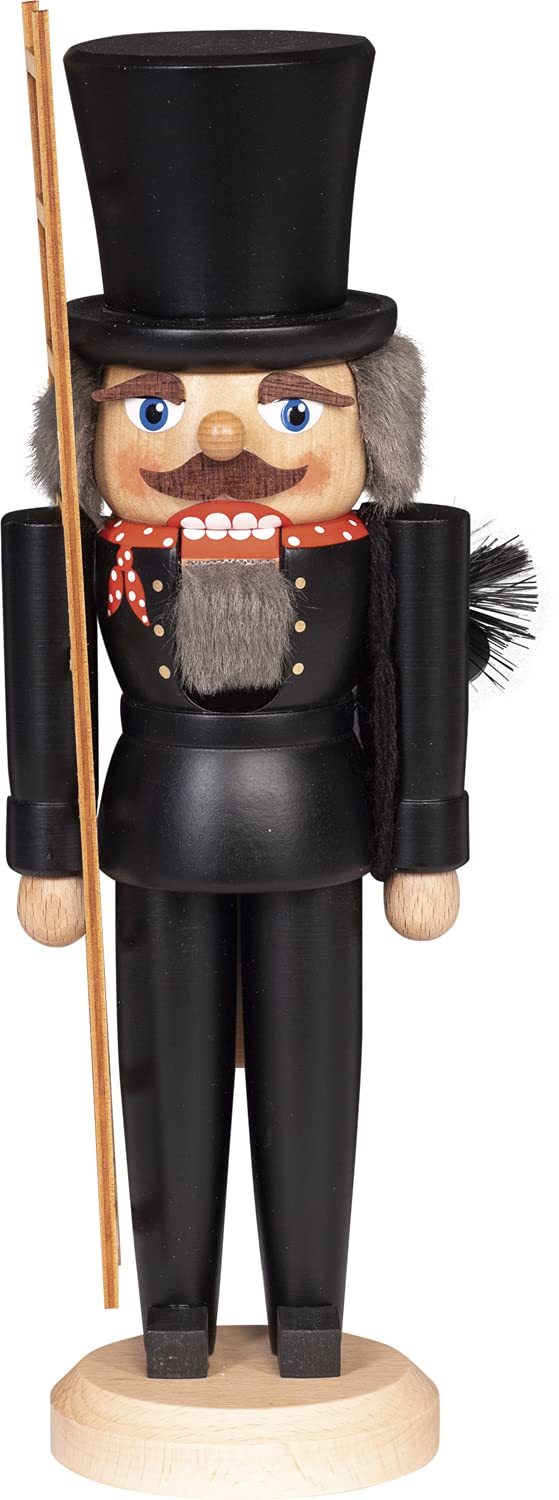 Saico Nussknacker, Holz, schwarz, 36cm