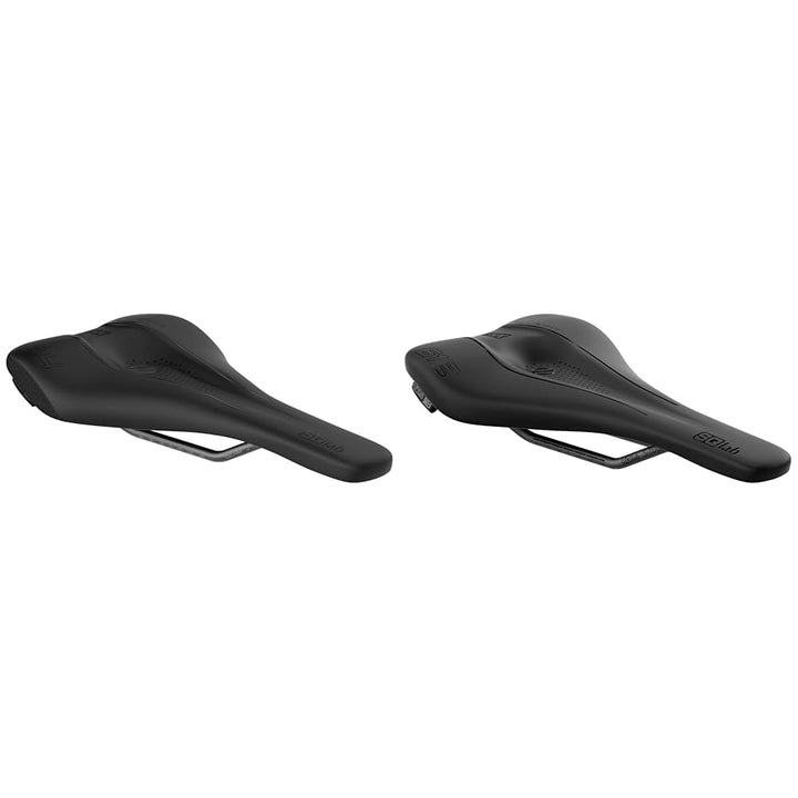 SQlab Unisex – Erwachsene 614 Ergowave Active 2.1 Fahrradsattel Schwarz 12 cm Bundle mit Fahrradsatt