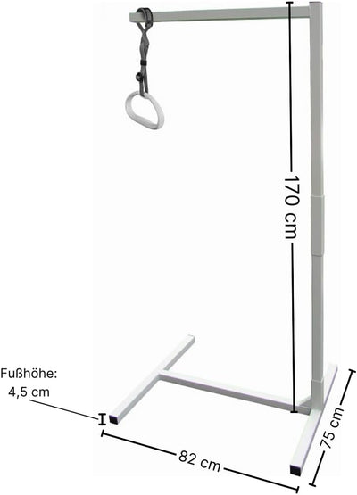 ATC Handels GmbH Bettaufrichter, Bettgalgen, Aufrichthilfe - Höhe 170 cm - max. Belastung ca. 90 kg