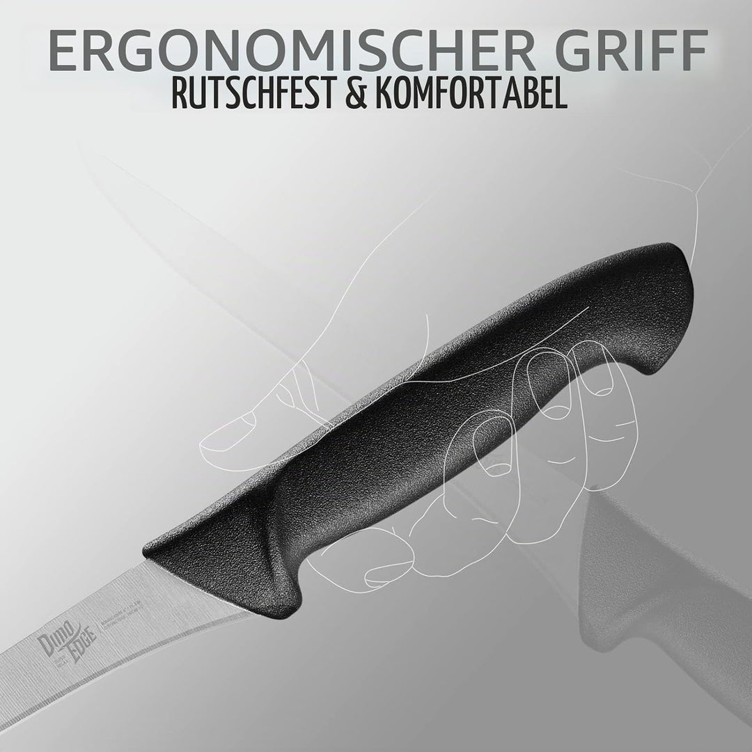 dimoedge Profi Kochmesser Fleischermesser, Metzgermesser Premium Edelstahl mit Klinge 20 cm, Scharfe
