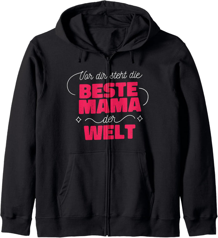 Beste Mama Der Welt Mutter Muttertag Sprüche Lustig Geschenk Kapuzenjacke
