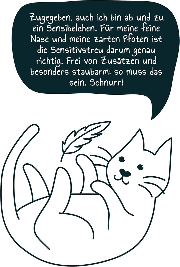 PRIMOX® Sensitiv-Klumpstreu 8 kg Ohne Duft I Besonders staubarm I 40 Tage Frische | Effiziente Geruc