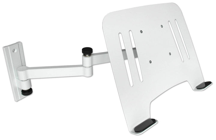 Drall Universal Wandhalterung Halterung für Laptop Netbook Tablet PC - weiss - mit Notebook Adapterp