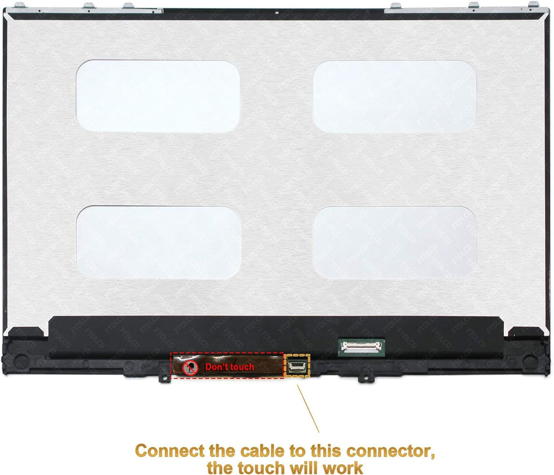 FTDLCD® 13,3 Zoll FHD LED LCD Touchscreen Digitizer IPS Display Assembly mit Rahmen für Lenovo Yoga