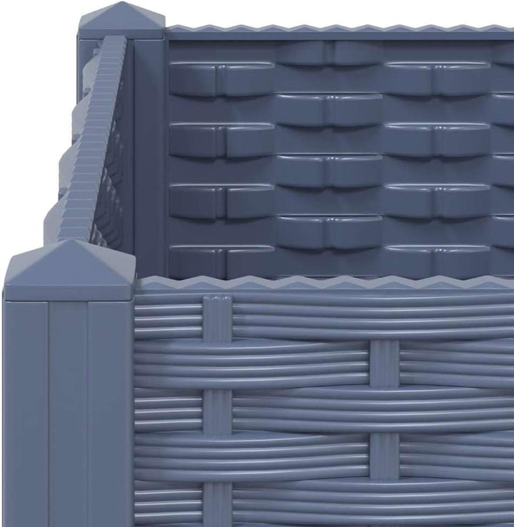 vidaXL Hochbeet Blumenkasten Gartenbeet Pflanzkasten Gemüsebeet Pflanzbeet Frühbeet Blumenbeet Pflan