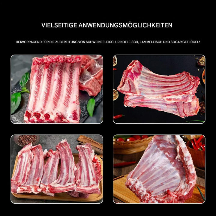 Generisch Rippenmembran Werkzeug,BBQ Rippenhaut Entferner Werkzeug - Edelstahl Küchenhelfer Ergonomi