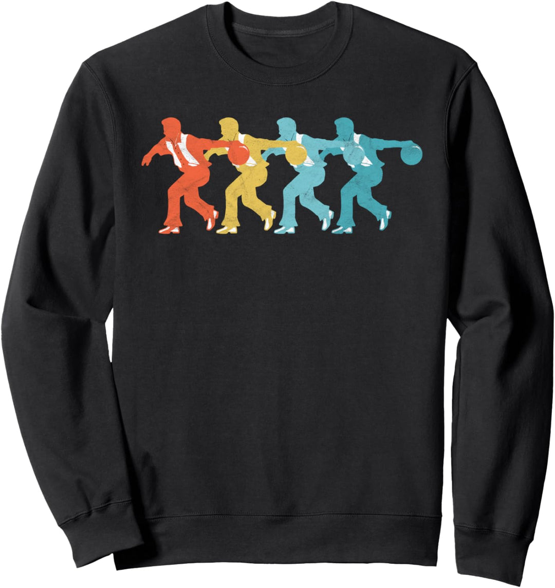 Retro Bowler Sixties / Seventies VintageVibe Pop Art Design Sweatshirt