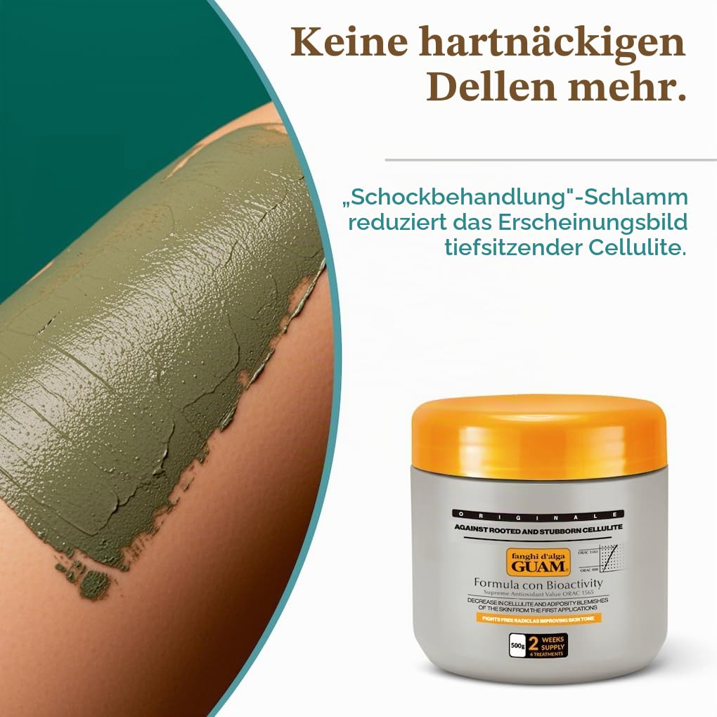 Guam, Algenfango für Hartnäckige Cellulite, gegen Cellulite und freie Radikale, Aktive Wärmewirkung