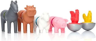 SMARTMAX - My First Farm Animals, Magnetic Discovery Play Set, 16 Pieces, 1-5 Years Einzelbett, Einz