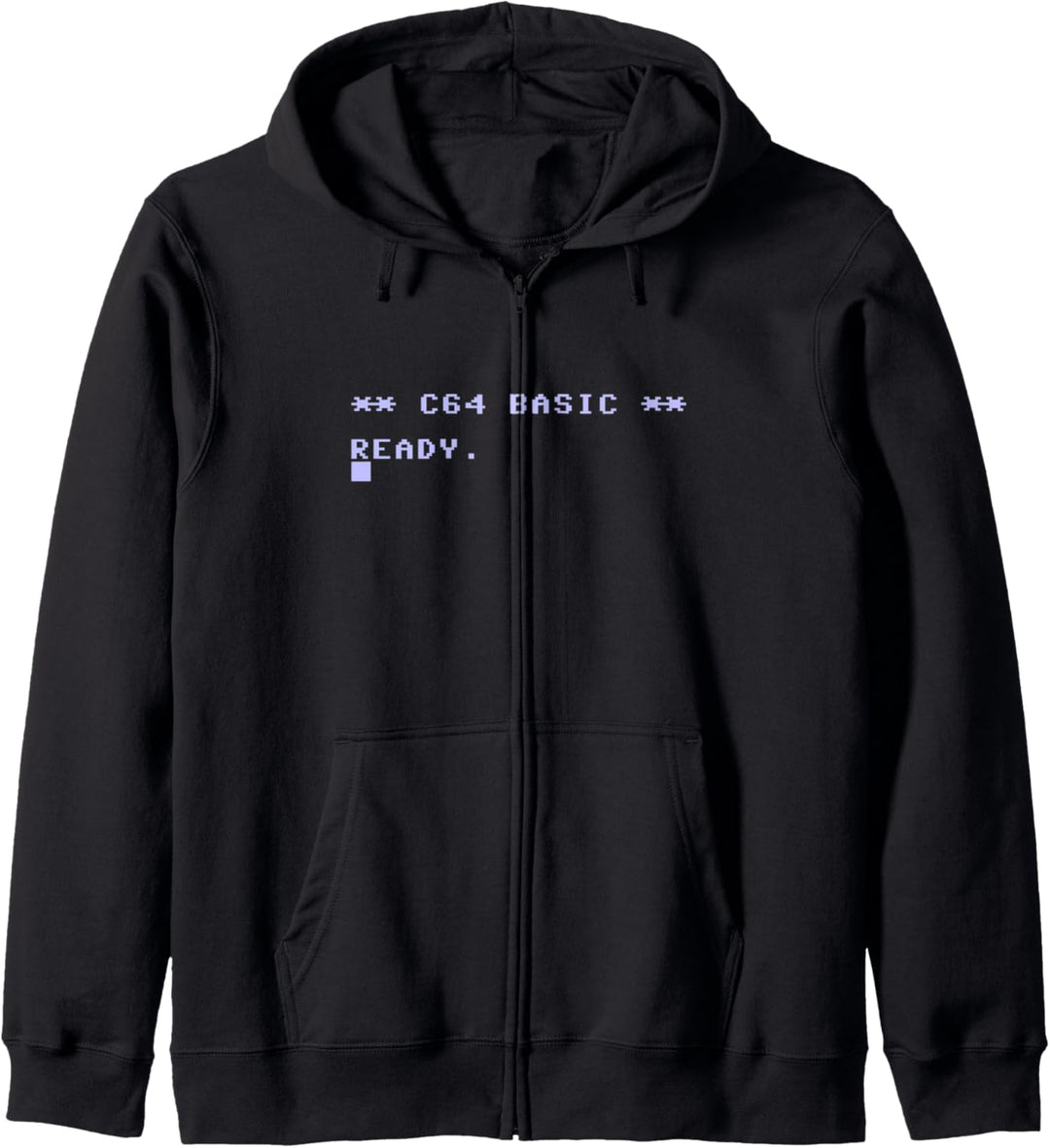 C64 Basic Ready 80's Computer Programmer Player Memento Gift Kapuzenjacke