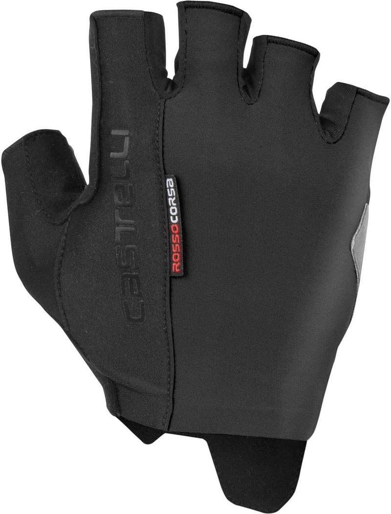 CASTELLI Unisex – Erwachsene Rot Espresso Laufen Radfahren Handschuhe XS Schwarz, XS Schwarz