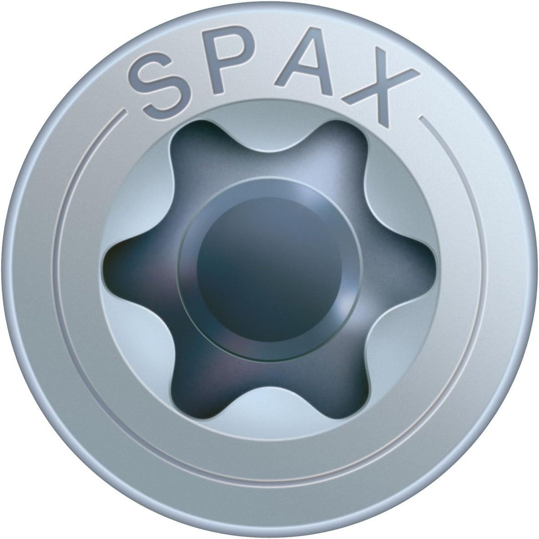 SPAX Universalschraube, 6,0 x 40 mm, 500 Stück, T-STAR plus, Senkkopf, Teilgewinde, 4CUT, WIROX A3J,
