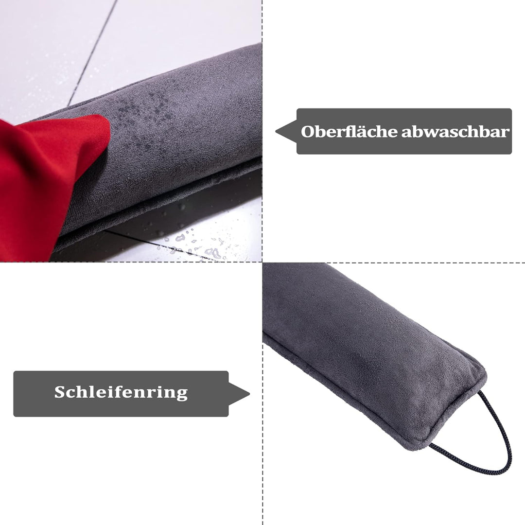 My OLi 91cm Untertür Zugluftstopper Heavy Duty Türzugblocker Geräusch Staub Windstopper Schalldichte