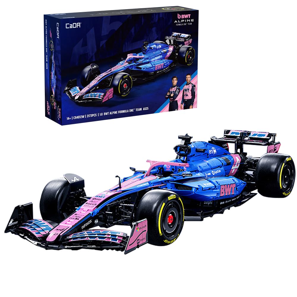 Technik F1 Auto für CADA F1 Team A525 Rennwagen, 2170+ Teile Technik Rennauto, C64012W Rennautos Bau