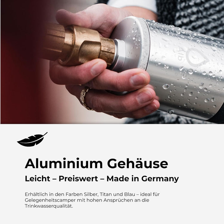 Alb Filter® MOBIL Active Trinkwasserfilter | Sauberes Trinkwasser unterwegs mit Boot, Yacht, Camping