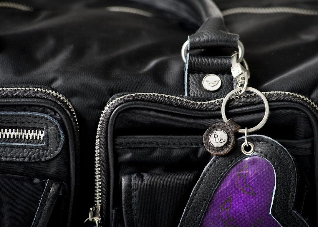 Petit Amour Designer Wickeltasche Set Leder Baby- Tasche Einheitsgrösse Schwarz, Einheitsgrösse Schw