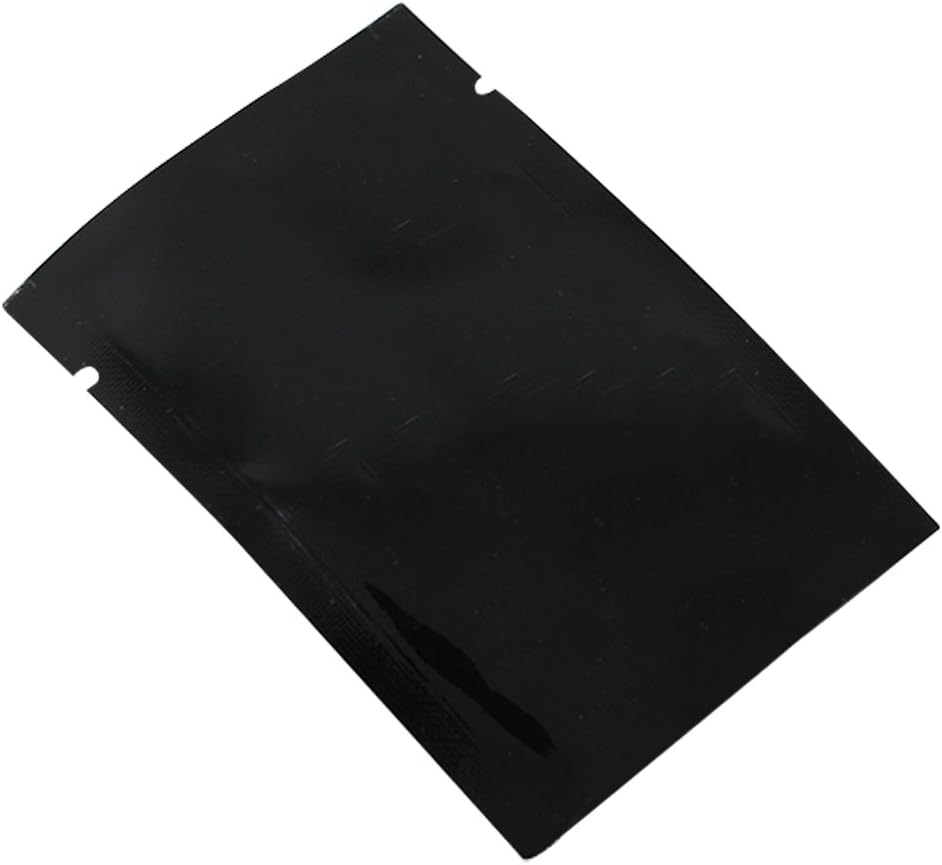 WACCOMT Pack 200 Stück Farbig Mylar Folie Obere Öffnung Versiegelbare Beutel Vakuum Heisssiegelbeute