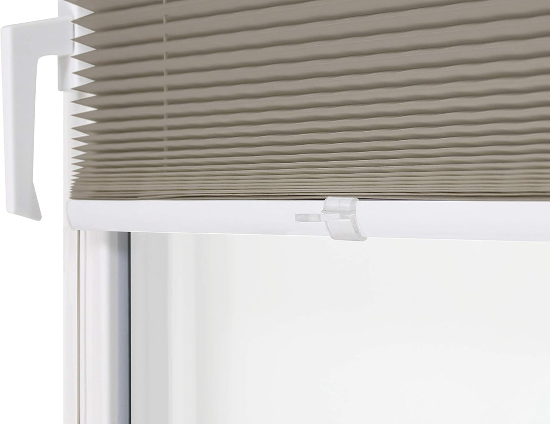 npluseins npluseins Plissee, vormontiert und mit Klemmbefestigung am Fensterrahmen, einfache Montage