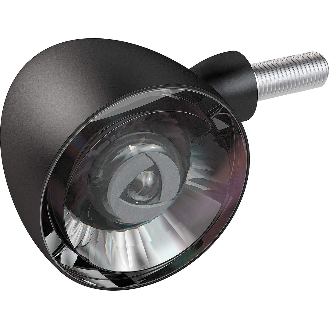 Kellermann Motorrad Blinker E geprüft LED Metall Blinker M8 Bullet 1000® Extreme schwarz, Unisex, Mu