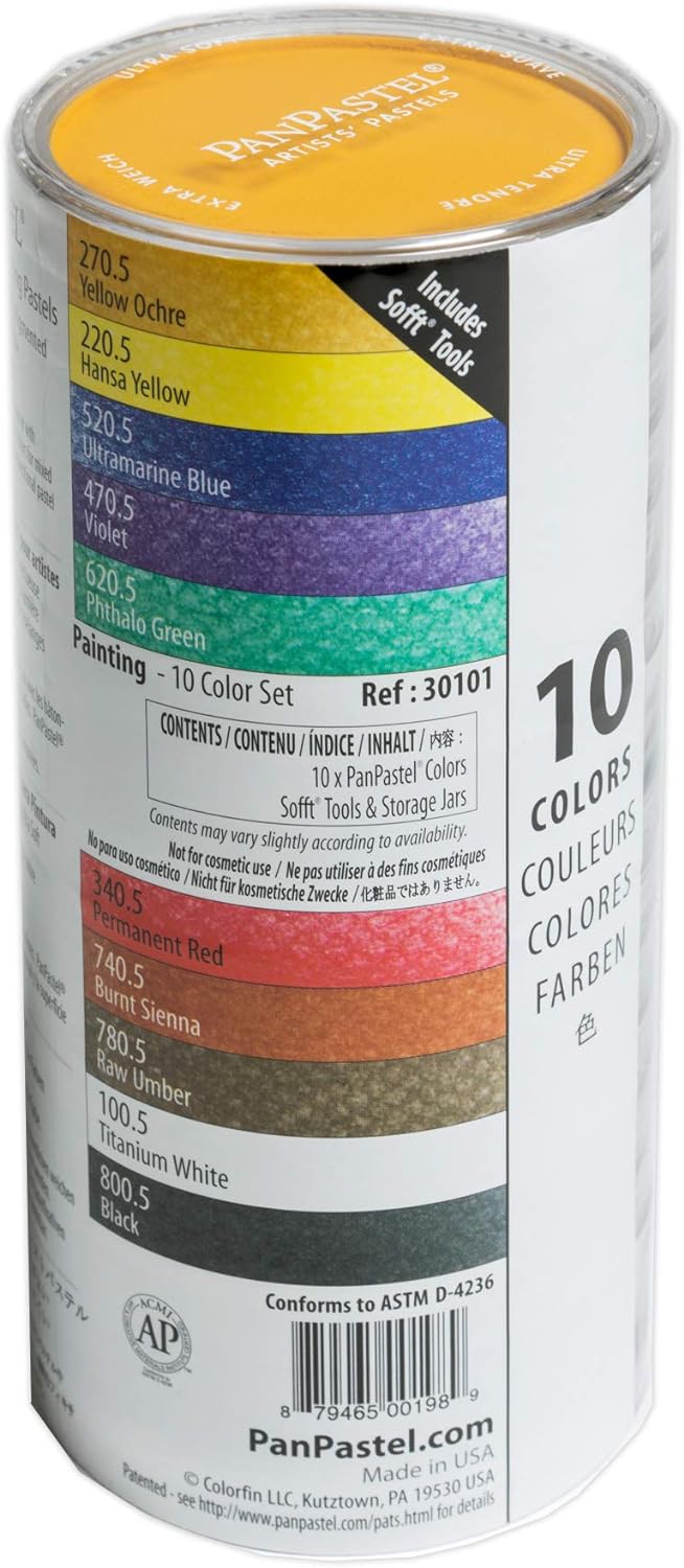 PanPastel Malset mit 10 Farben