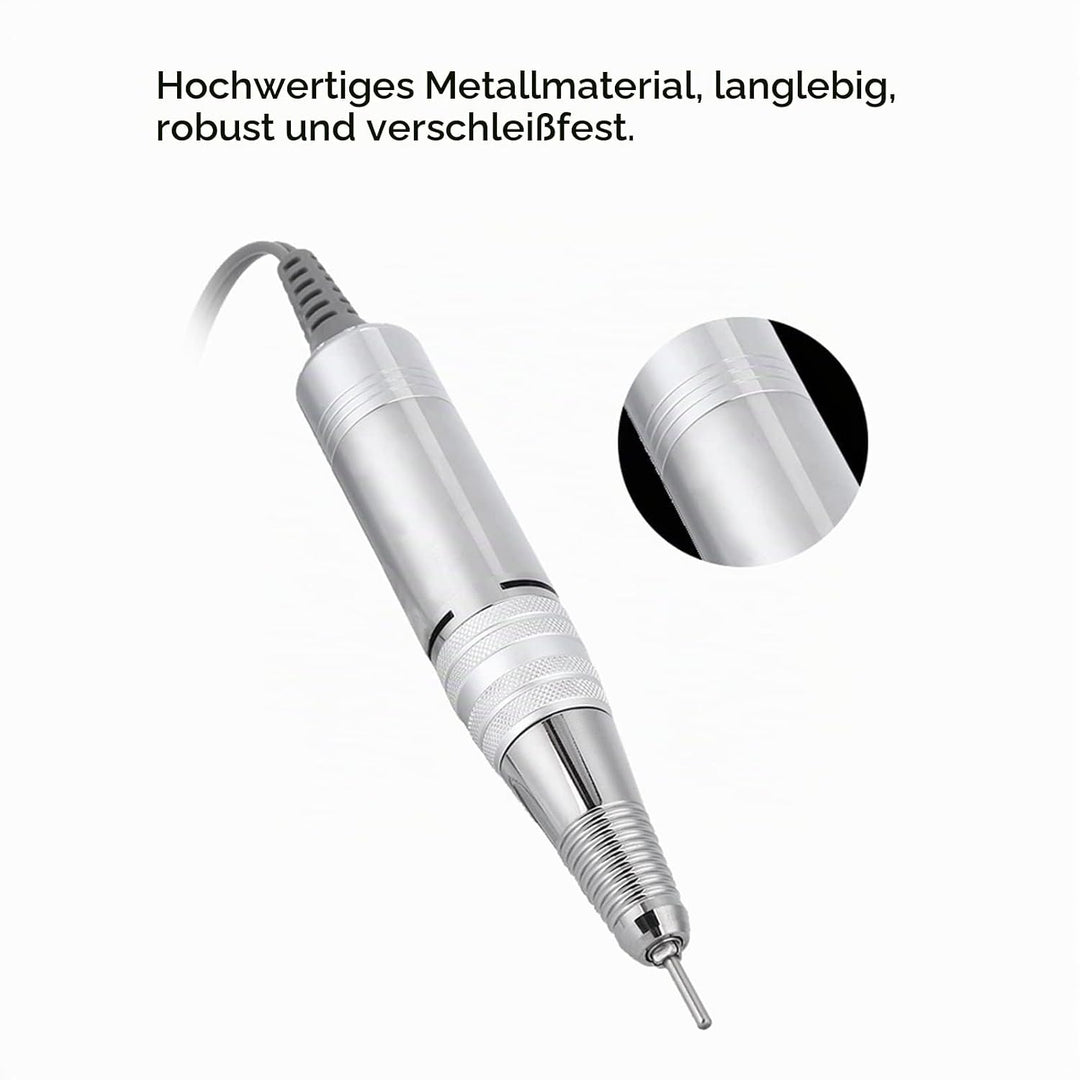 Ejoyous Nagelfeile Elektrisch Nagelfräser, 35000 U/Min Handstück Ersatzgriff Maniküre Pediküre Nagel
