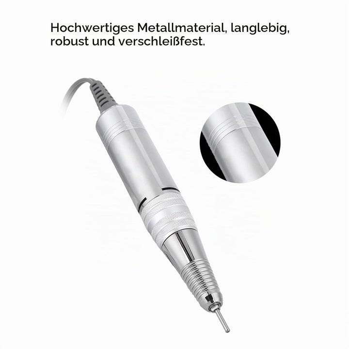 Ejoyous Nagelfeile Elektrisch Nagelfräser, 35000 U/Min Handstück Ersatzgriff Maniküre Pediküre Nagel