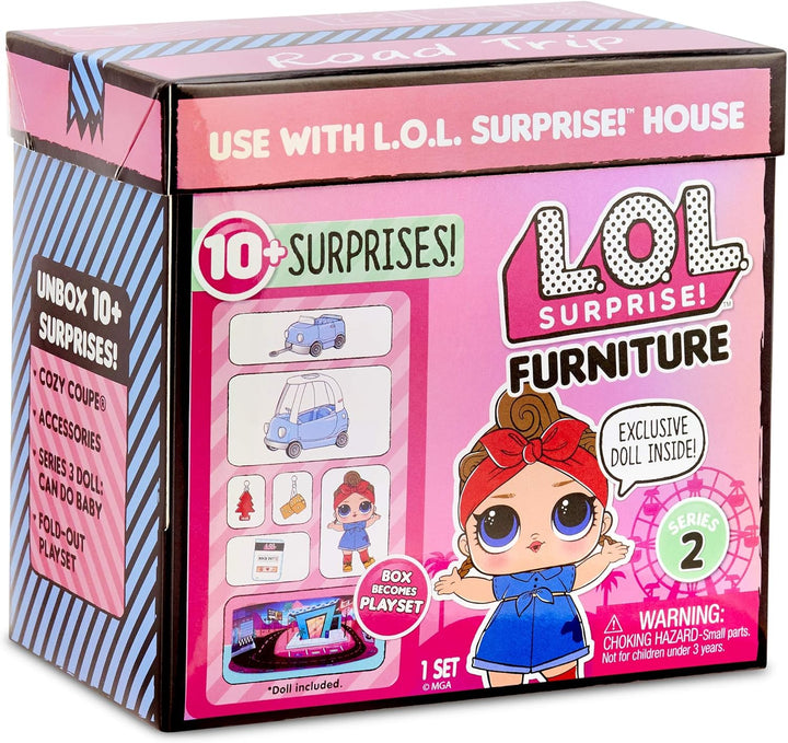 L.O.L. Surprise! 564928E7C Furniture - Puppenmöbel und Sammelfigur mit Zubehör Road-Trip mit Can Do