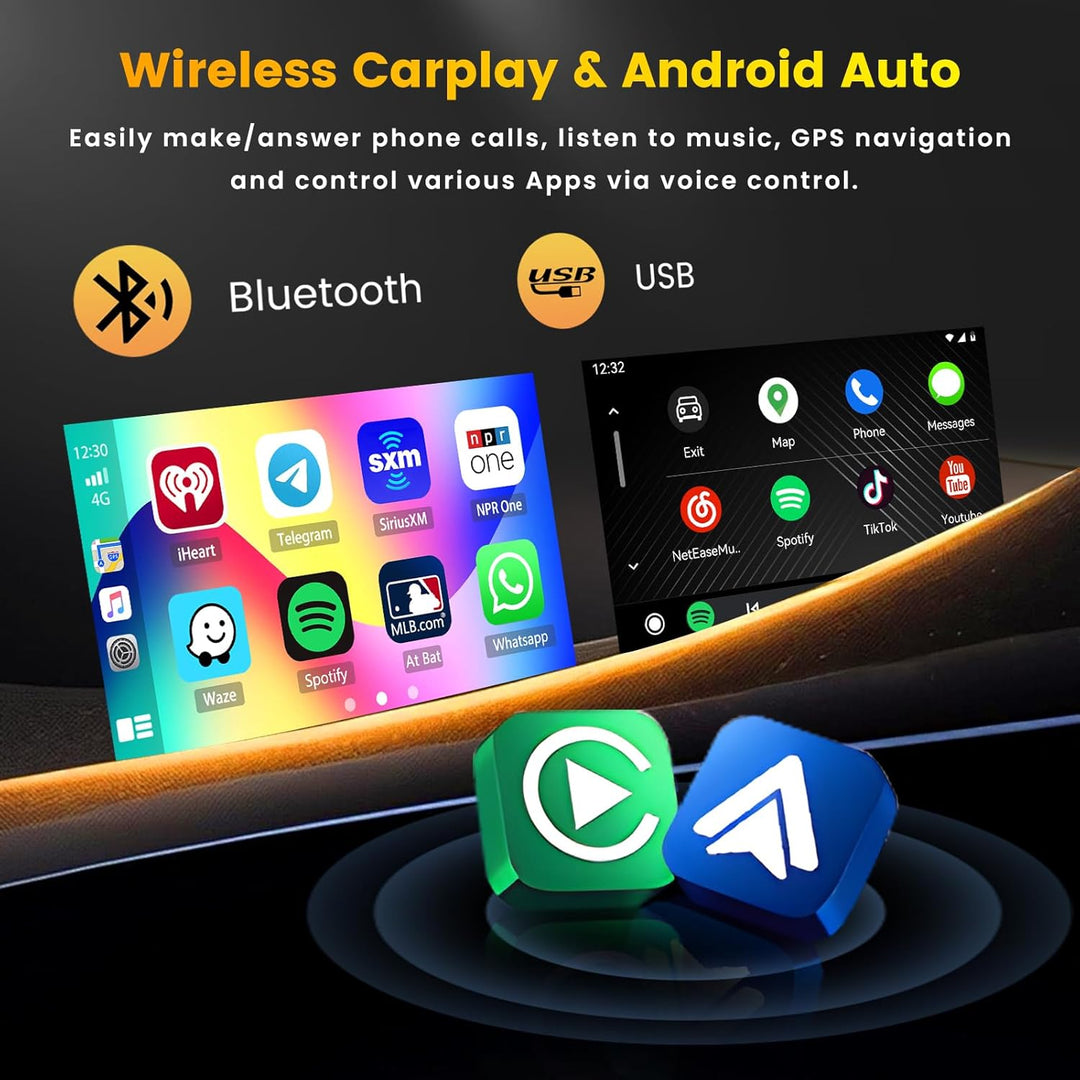 Hikity 2G+64G Android 15 Autoradio für FIAT Punto 2005-2009 / FIAT Linea 2007-2011 mit 7 Zoll Touchs