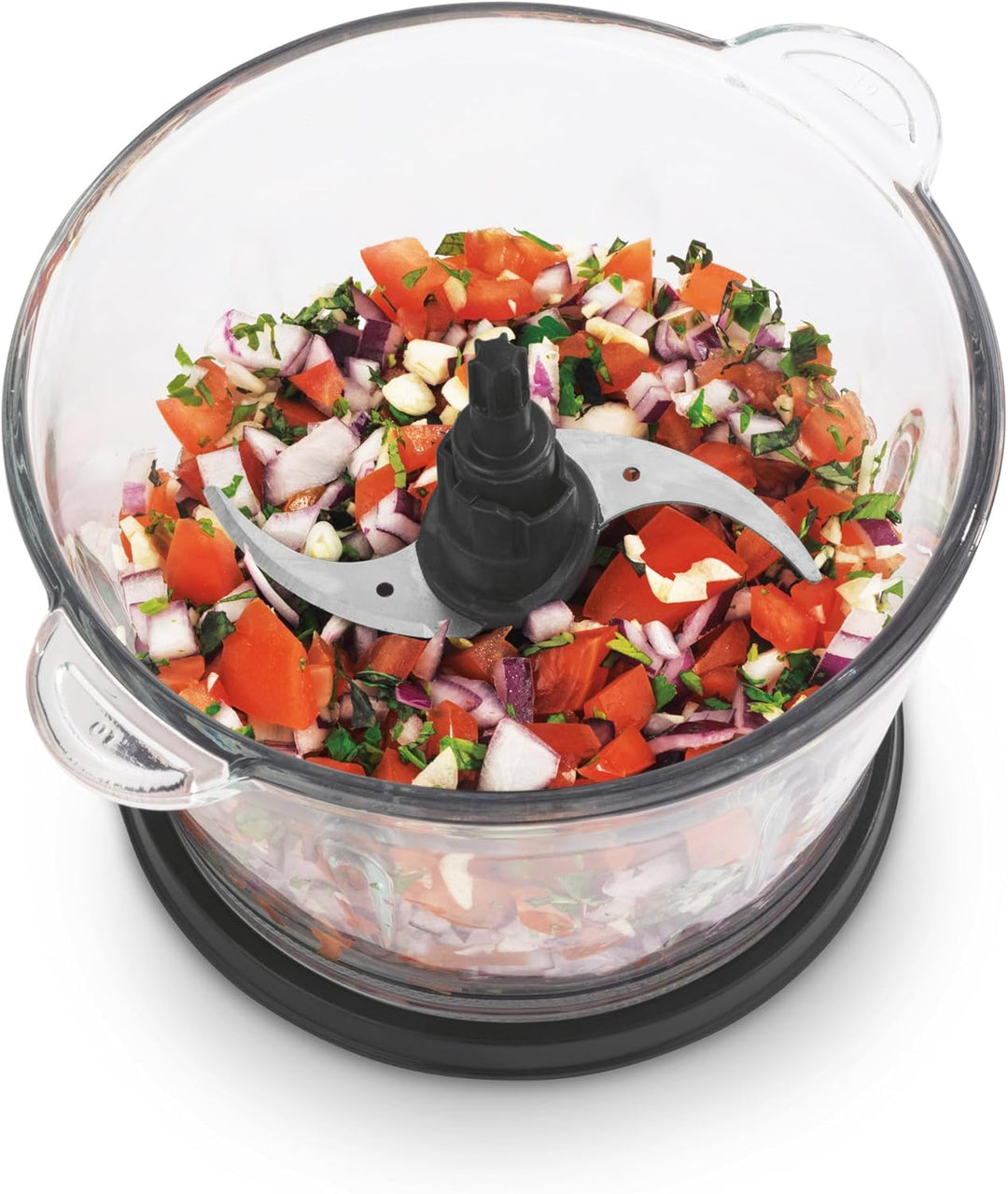 Salter Retro Cream Food Chopper - Elektrisch 1,2 Liter, 2 Geschwindigkeitsstufen, Doppelte Edelstahl
