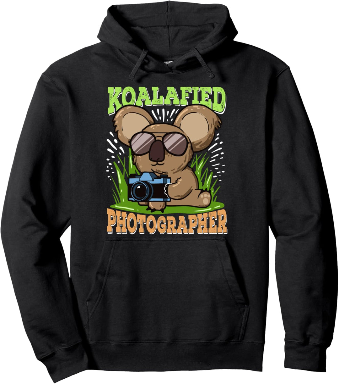 Lustiges Koalafied-Geschenk für einen Fotografen Pullover Hoodie