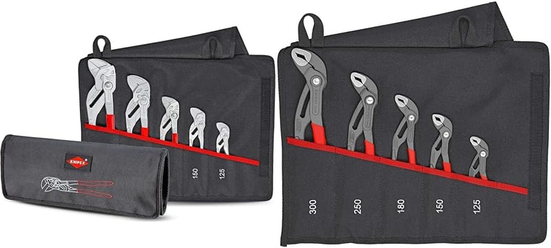 Knipex Zangenschlüssel-Set 5-teilig 00 19 55 S4 & Cobra®-Set 5-teilig 00 19 55 S5 Bundle mit Set 5-t